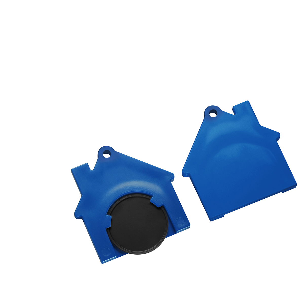 Chiphalter mit 1€-Chip Haus Chiphalter mit 1€-Chip Haus