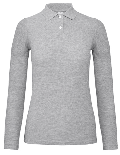 B&C BE INSPIRED Women´s Long Sleeve Polo ID.001