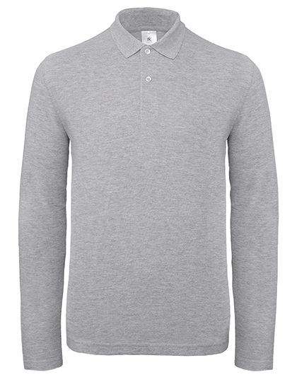 B&C BE INSPIRED Men´s Long Sleeve Polo ID.001 B&C BE INSPIRED Men´s Long Sleeve Polo ID.001