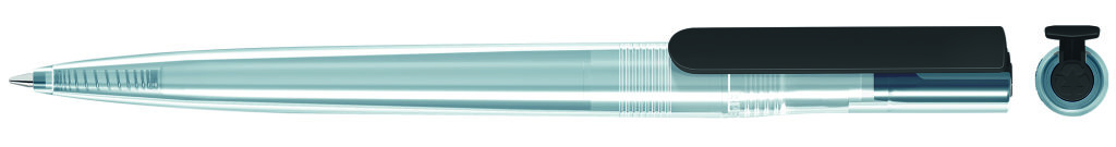 RECYCLED PET PEN switch transparent KG Drehkugelschreiber RECYCLED PET PEN switch transparent KG Drehkugelschreiber