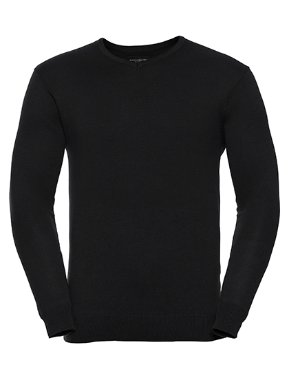 Russell Collection Men´s V-Neck Knitted Pullover Russell Collection Men´s V-Neck Knitted Pullover