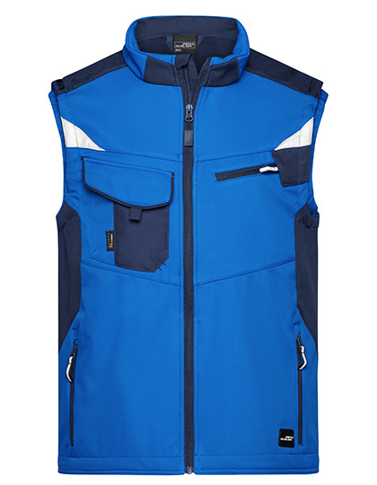 James&Nicholson Workwear Softshell Vest -STRONG- James&Nicholson Workwear Softshell Vest -STRONG-