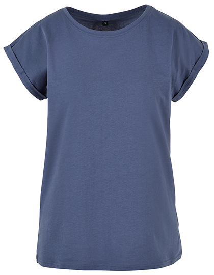 Build Your Brand Ladies´ Extended Shoulder Tee