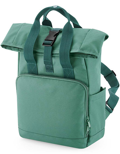 BagBase Recycled Mini Twin Handle Roll-Top Backpack