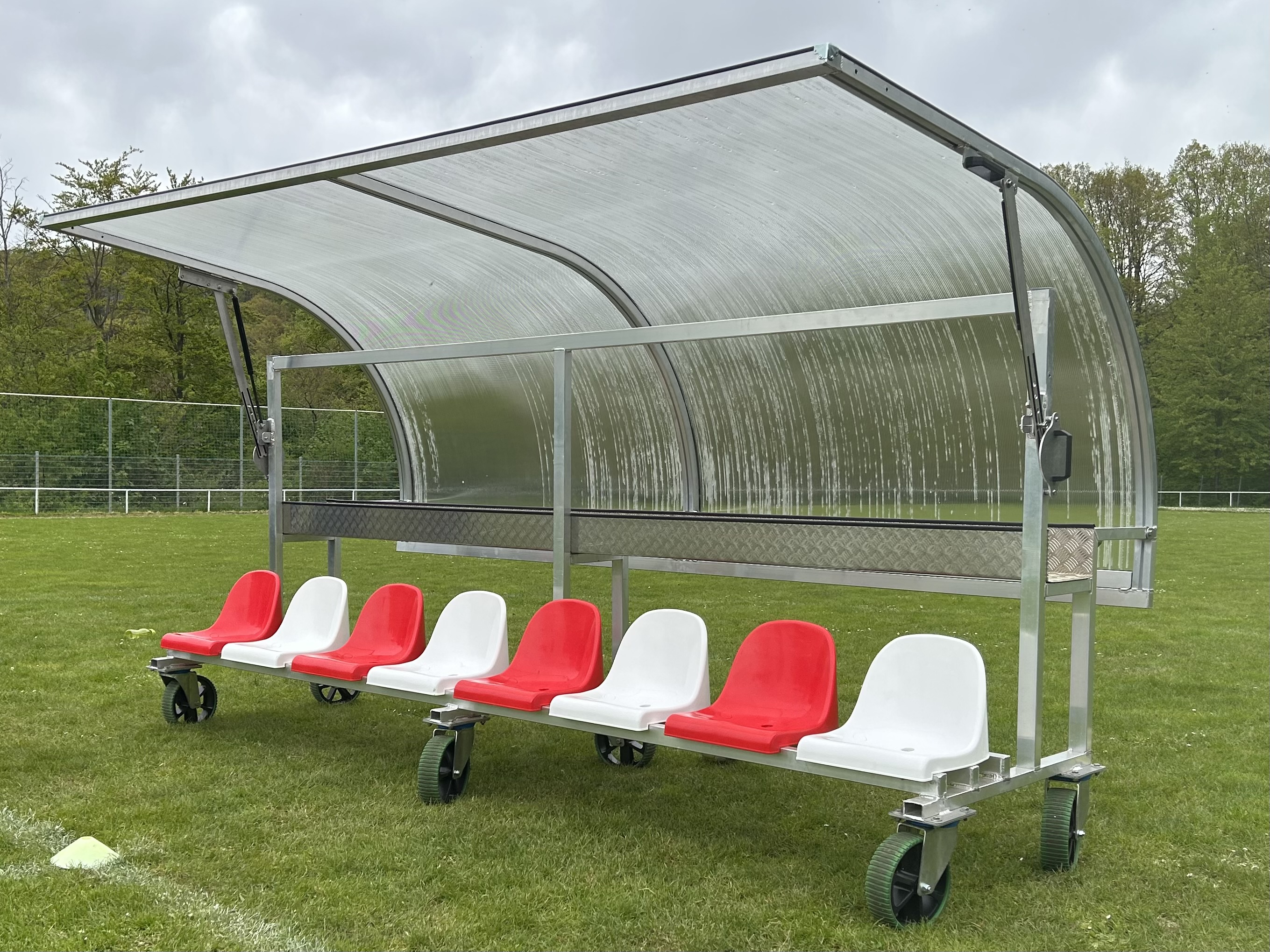 Spielerkabine Team vollverschweißt Spielerkabine Team vollverschweißt