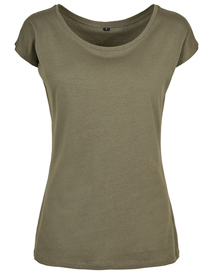 Build Your Brand Basic Ladies´ Wide Neck Tee Build Your Brand Basic Ladies´ Wide Neck Tee