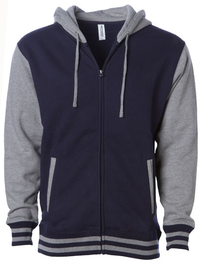 Independent Unisex Heavyweight Varsity Zip Hood