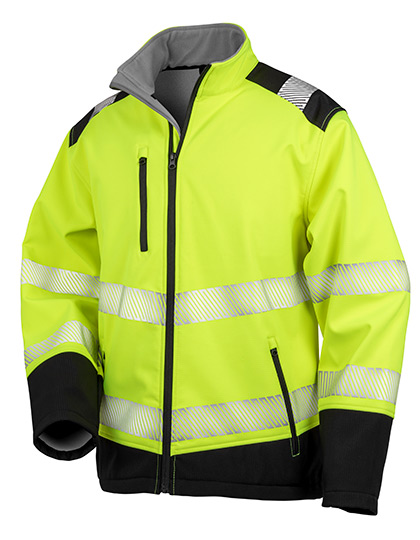 Result Safe-Guard Printable Ripstop Safety Softshell Jacket Result Safe-Guard Printable Ripstop Safety Softshell Jacket