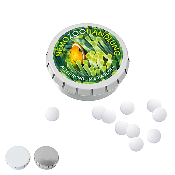 SUPER-MINI-Drück-m-Dose Pfefferminz SUPER-MINI-Drück-m-Dose Pfefferminz