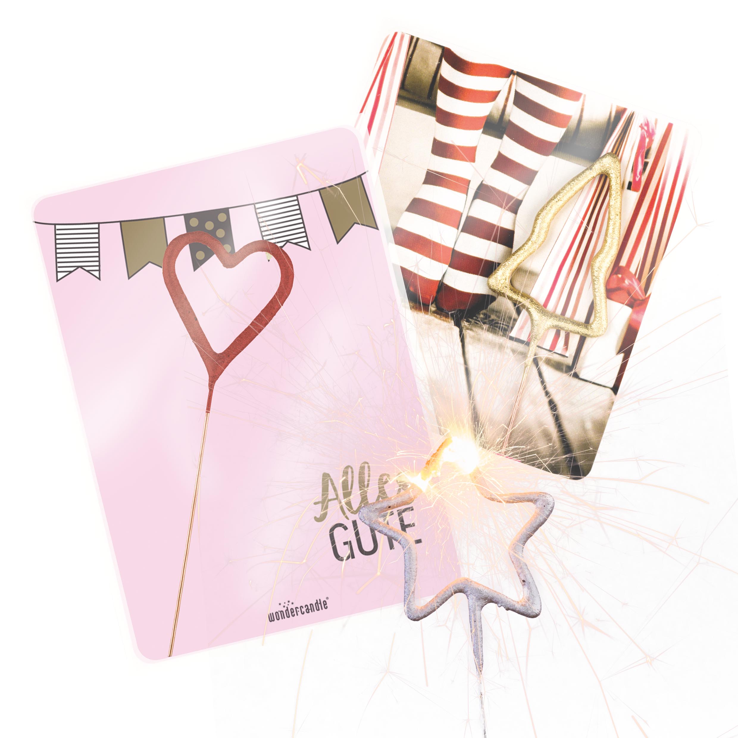 Wondercandle Mini mit Wondercard Stern Wondercandle Mini mit Wondercard Stern