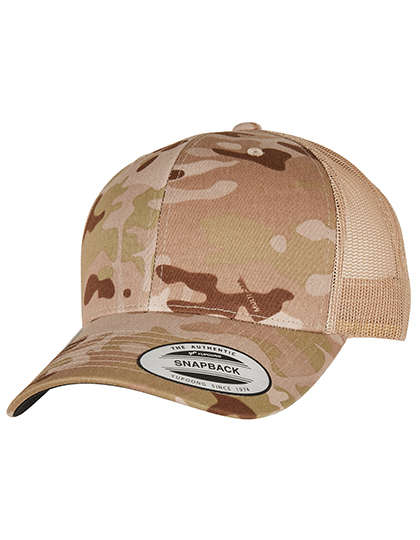 FLEXFIT Retro Trucker Multicam Cap FLEXFIT Retro Trucker Multicam Cap