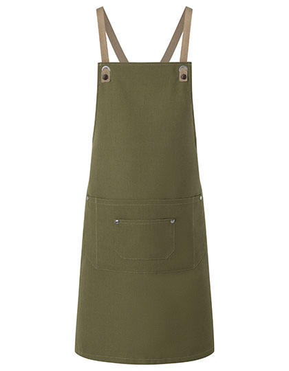 Karlowsky Latzschürze Urban-Nature mit Kreuzbändern und großer Tasche Karlowsky Latzschürze Urban-Nature mit Kreuzbändern und großer Tasche