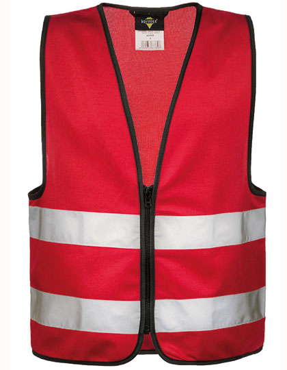 Korntex Kids´ Hi-Vis Safety Vest With Front Zipper Aalborg Korntex Kids´ Hi-Vis Safety Vest With Front Zipper Aalborg