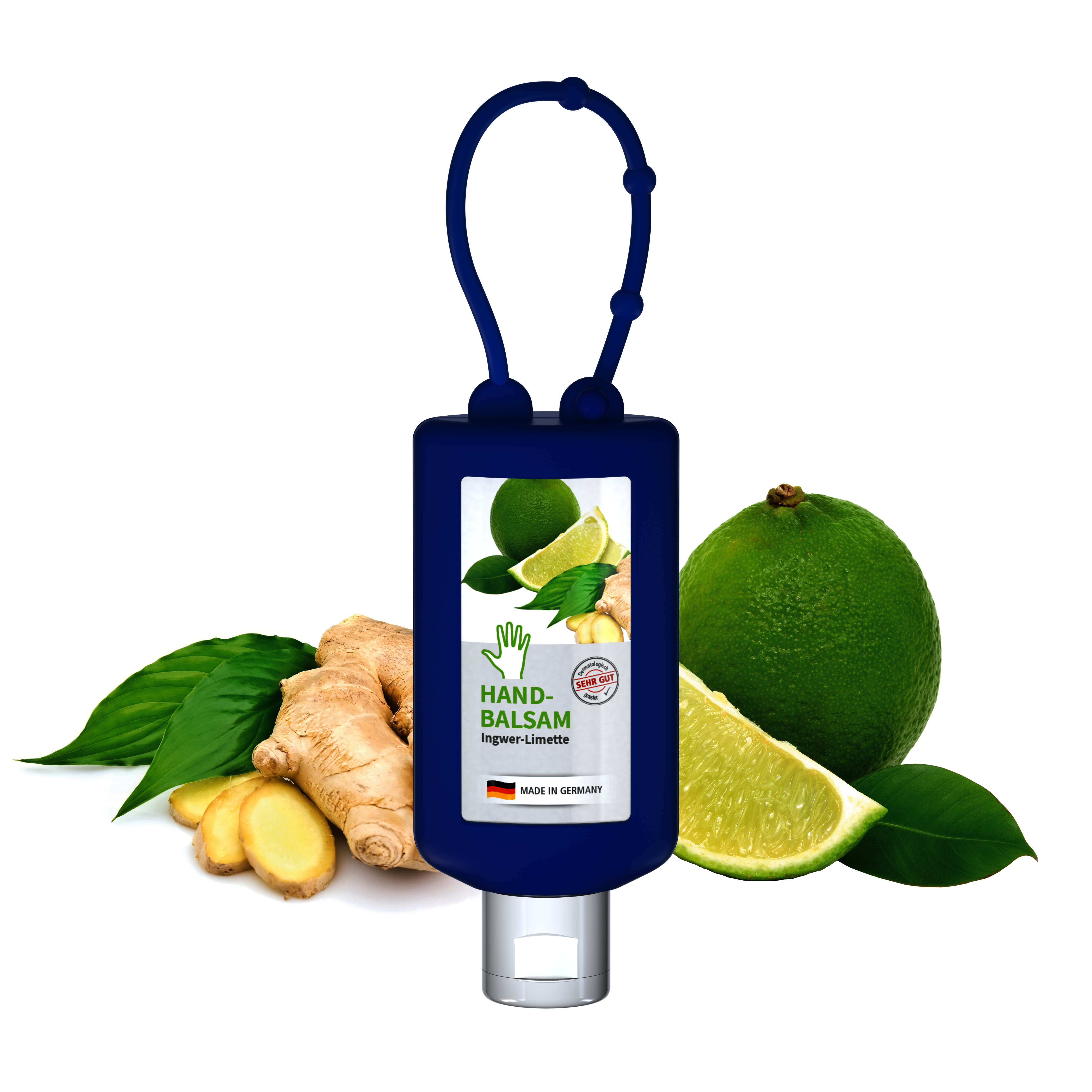 50 ml Bumper blau - Handbalsam Ingwer - Limette - Body Label 50 ml Bumper blau - Handbalsam Ingwer - Limette - Body Label