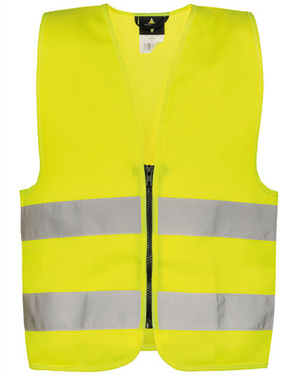 Korntex Kids´ Hi-Vis Safety Vest With Front Zipper Aalborg Korntex Kids´ Hi-Vis Safety Vest With Front Zipper Aalborg