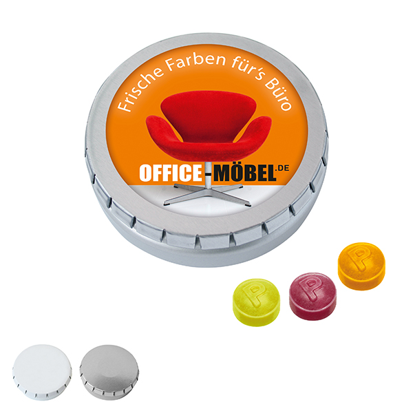 MINI-Drück-mich-Dose mit Pulmoll MINI-Drück-mich-Dose mit Pulmoll