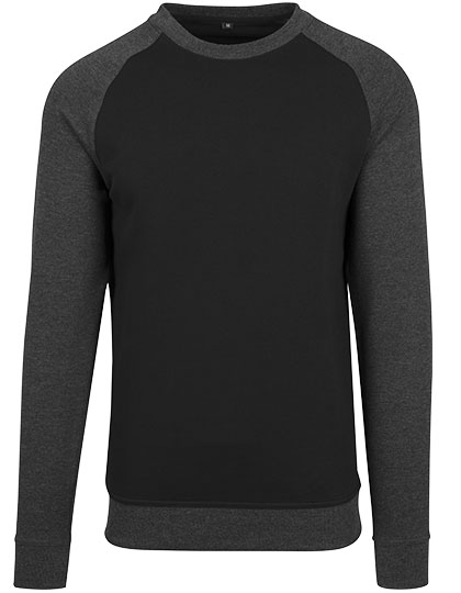 Build Your Brand Raglan Crewneck Build Your Brand Raglan Crewneck