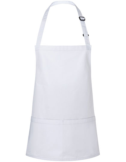 Karlowsky Kurze Latzschürze Basic mit Schnalle und Tasche