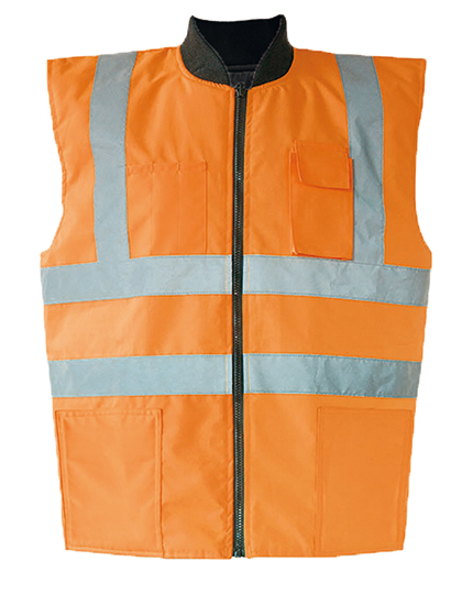 Korntex Hi-Vis Reversible Safety Bodywarmer Ural 2-in-1 Korntex Hi-Vis Reversible Safety Bodywarmer Ural 2-in-1