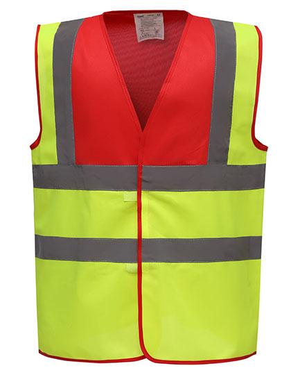 YOKO Hi-Vis 2 Bands & Braces Waistcoat YOKO Hi-Vis 2 Bands & Braces Waistcoat
