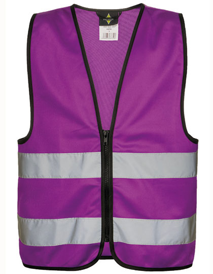 Korntex Kids´ Hi-Vis Safety Vest With Front Zipper Aalborg Korntex Kids´ Hi-Vis Safety Vest With Front Zipper Aalborg