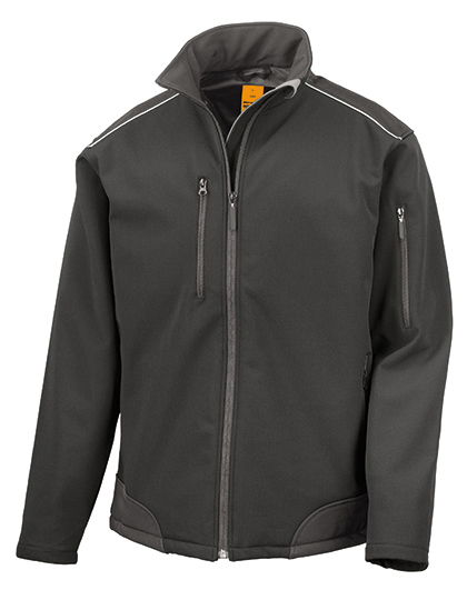 Result WORK-GUARD Ripstop Soft Shell Workwear Jacket With Cordura Panels