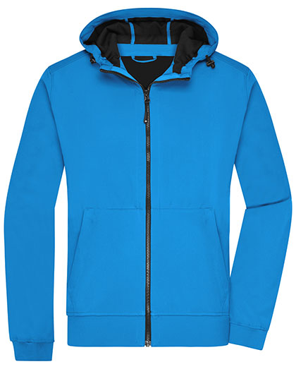 James&Nicholson Men´s Hooded Softshell Jacket James&Nicholson Men´s Hooded Softshell Jacket
