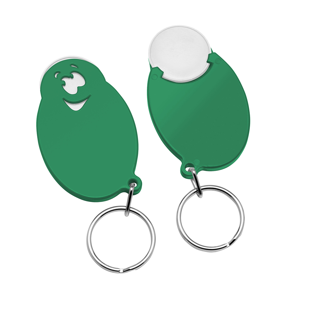 Chiphalter mit 1€-Chip Gesicht Chiphalter mit 1€-Chip Gesicht