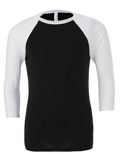 Canvas Unisex 3'4 Sleeve Baseball T-Shirt