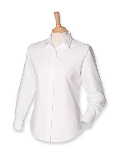 Henbury Ladies´ Classic Long Sleeved Oxford Shirt Henbury Ladies´ Classic Long Sleeved Oxford Shirt