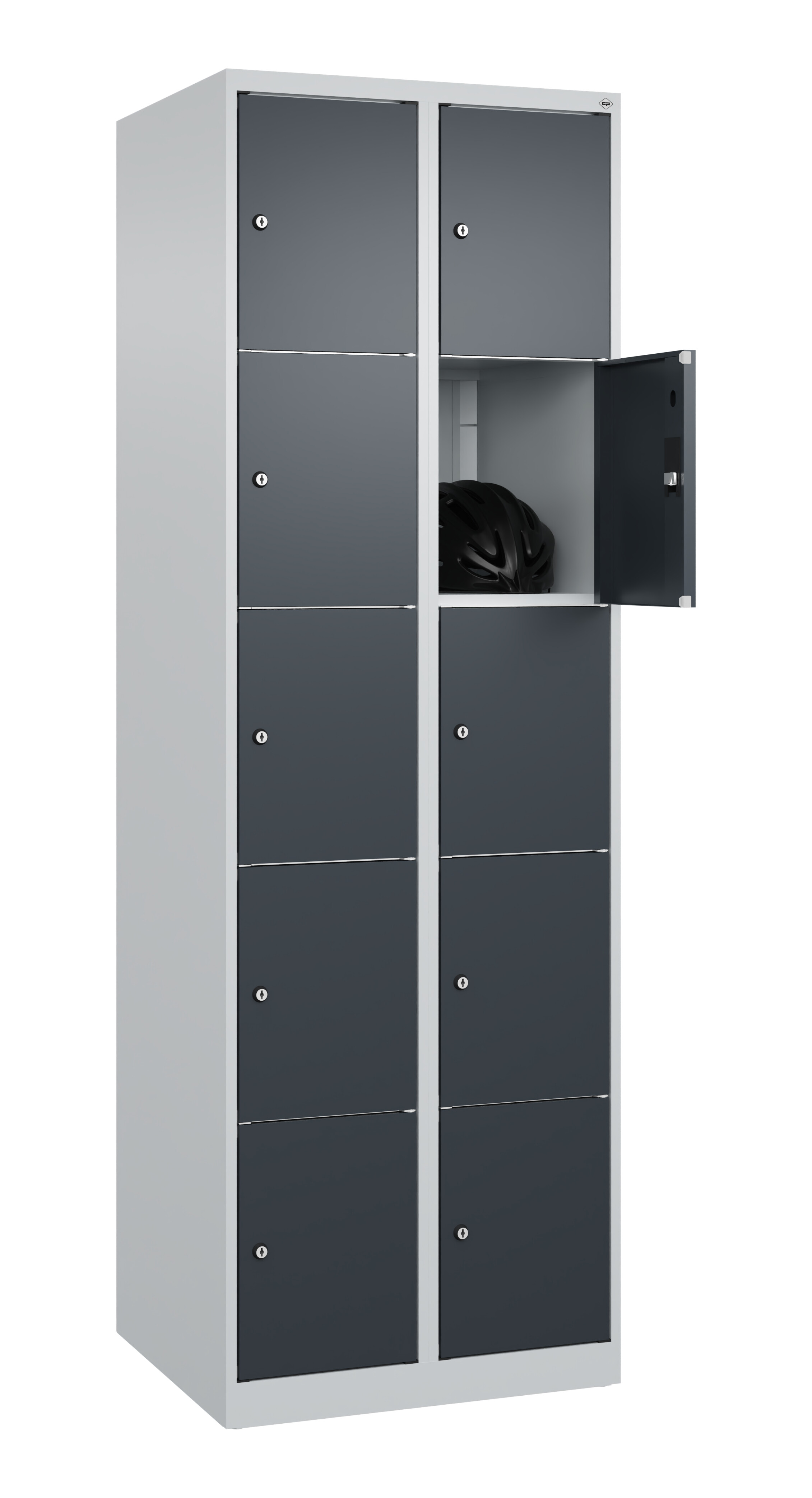 Schließfachschrank Classic Plus, 10 Fächer, 1850x600x500mm Schließfachschrank Classic Plus, 10 Fächer, 1850x600x500mm