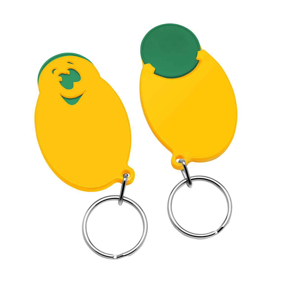 Chiphalter mit 1€-Chip Gesicht