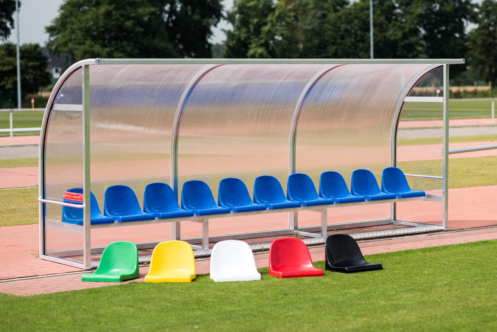 Spielerkabine Champion vollverschweißt