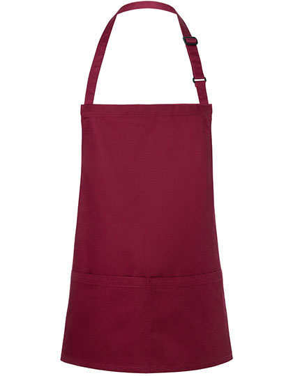 Karlowsky Kurze Latzschürze Basic mit Schnalle und Tasche