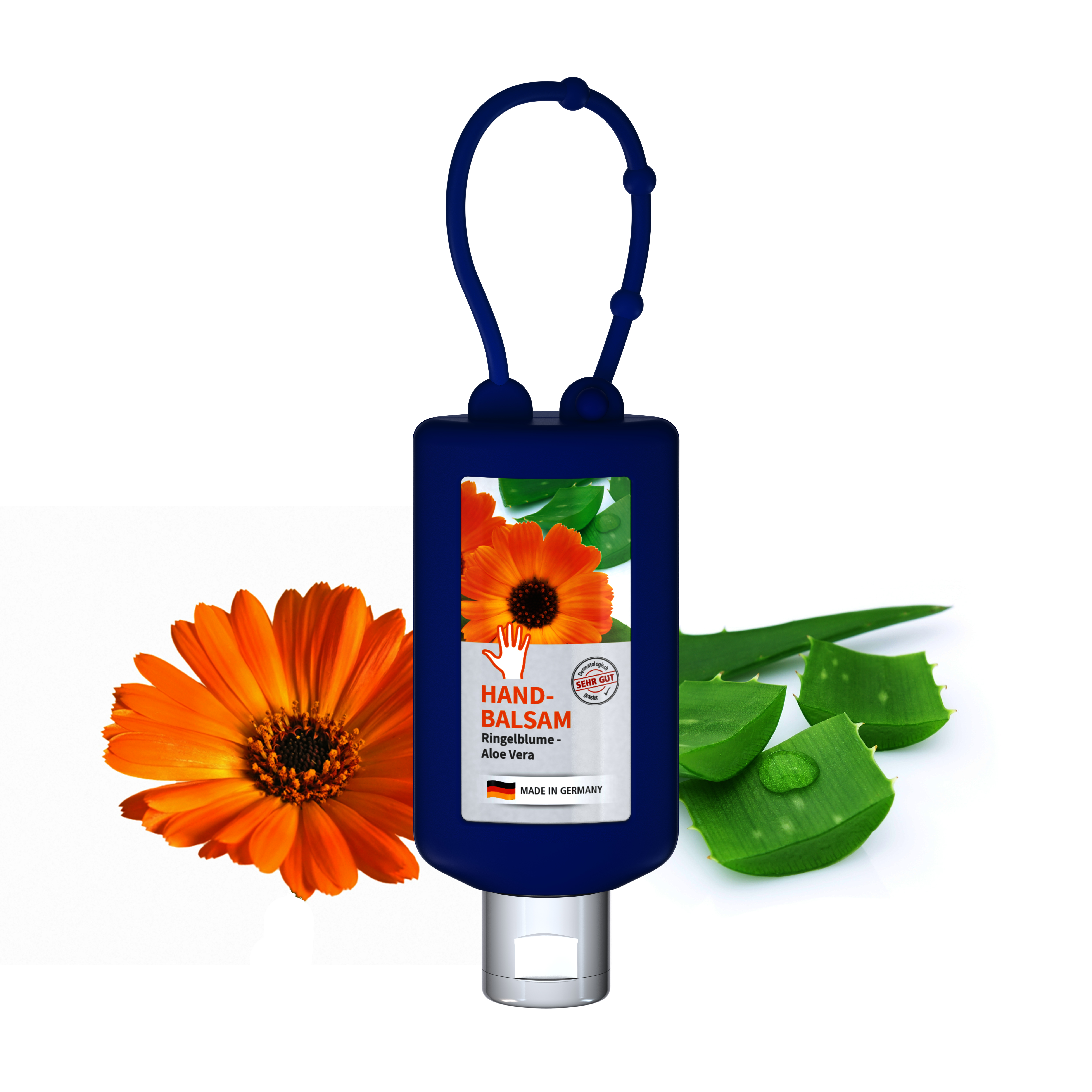 50 ml Bumper blau - Handbalsam Ringelblume - Aloe Vera - Body Label 50 ml Bumper blau - Handbalsam Ringelblume - Aloe Vera - Body Label