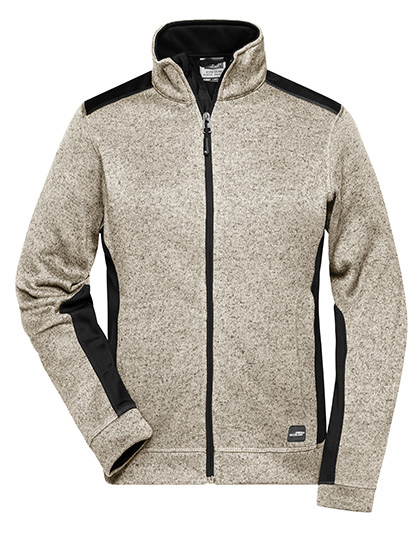 James&Nicholson Ladies´ Knitted Workwear Fleece Jacket -STRONG- James&Nicholson Ladies´ Knitted Workwear Fleece Jacket -STRONG-