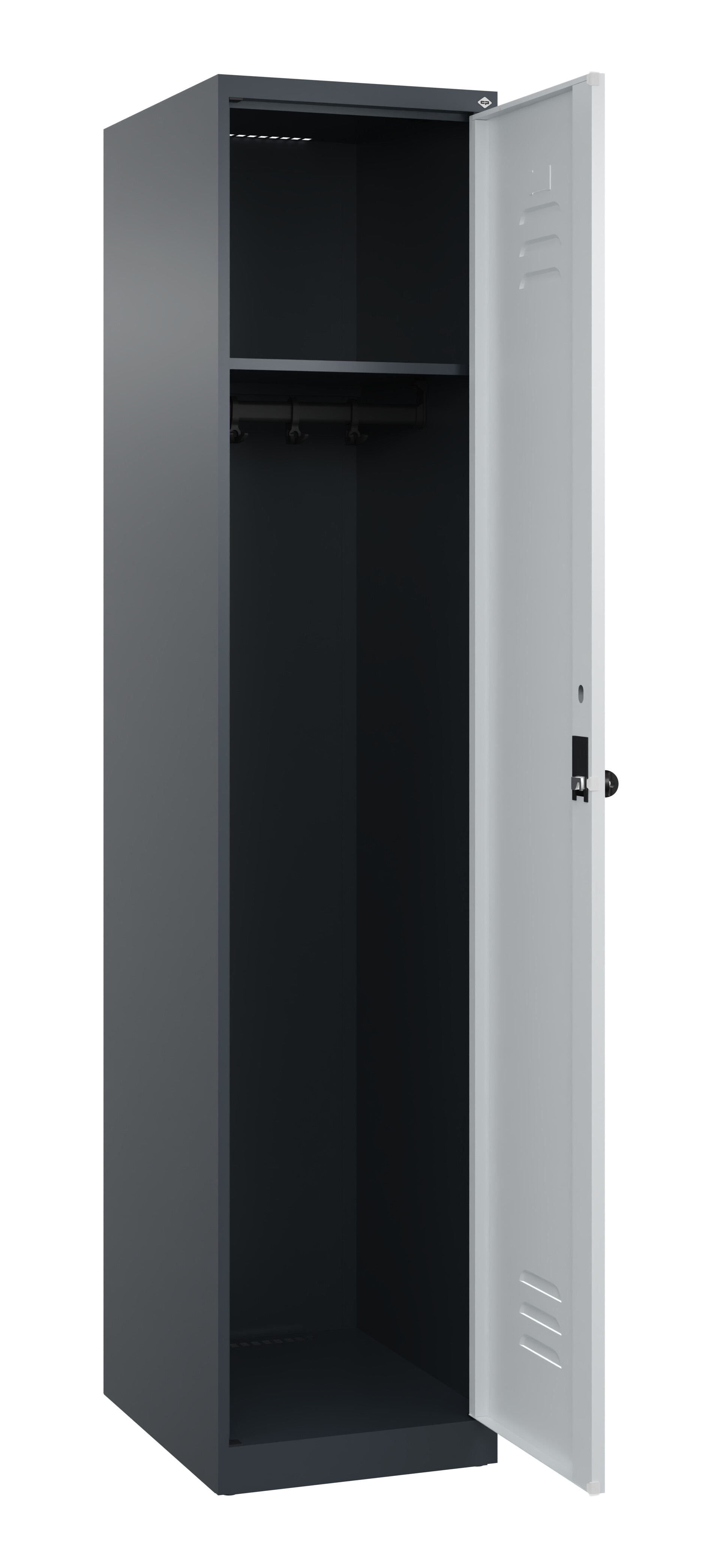 Spind Classic Plus, 1 Abteil, 1850x400x500mm Spind Classic Plus, 1 Abteil, 1850x400x500mm