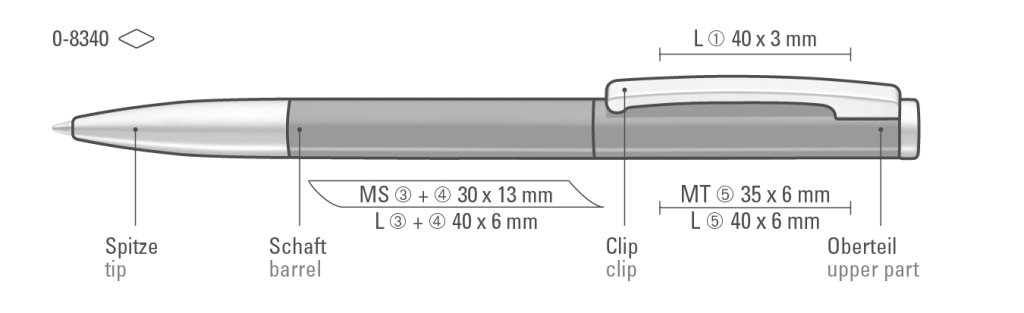 SLIDE Drehkugelschreiber