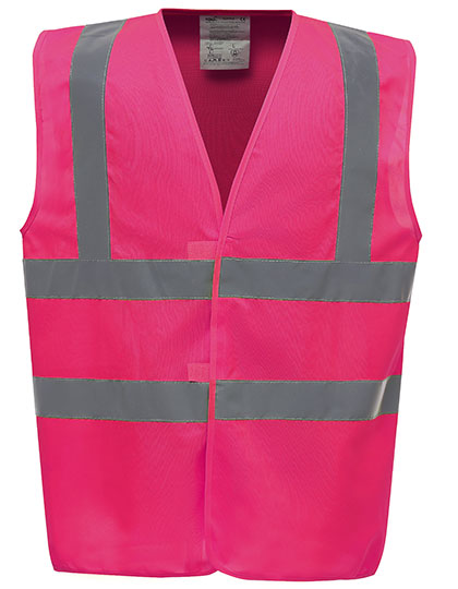 YOKO Hi-Vis 2 Bands & Braces Waistcoat YOKO Hi-Vis 2 Bands & Braces Waistcoat