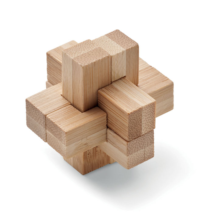 Holzpuzzle Gehirnjogging Bambus