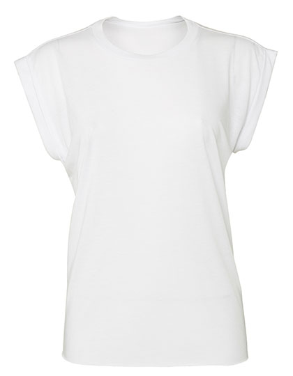 Bella Women´s Flowy Muscle Tee With Rolled Cuff Bella Women´s Flowy Muscle Tee With Rolled Cuff