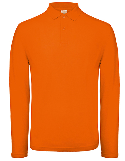 B&C BE INSPIRED Men´s Long Sleeve Polo ID.001 B&C BE INSPIRED Men´s Long Sleeve Polo ID.001