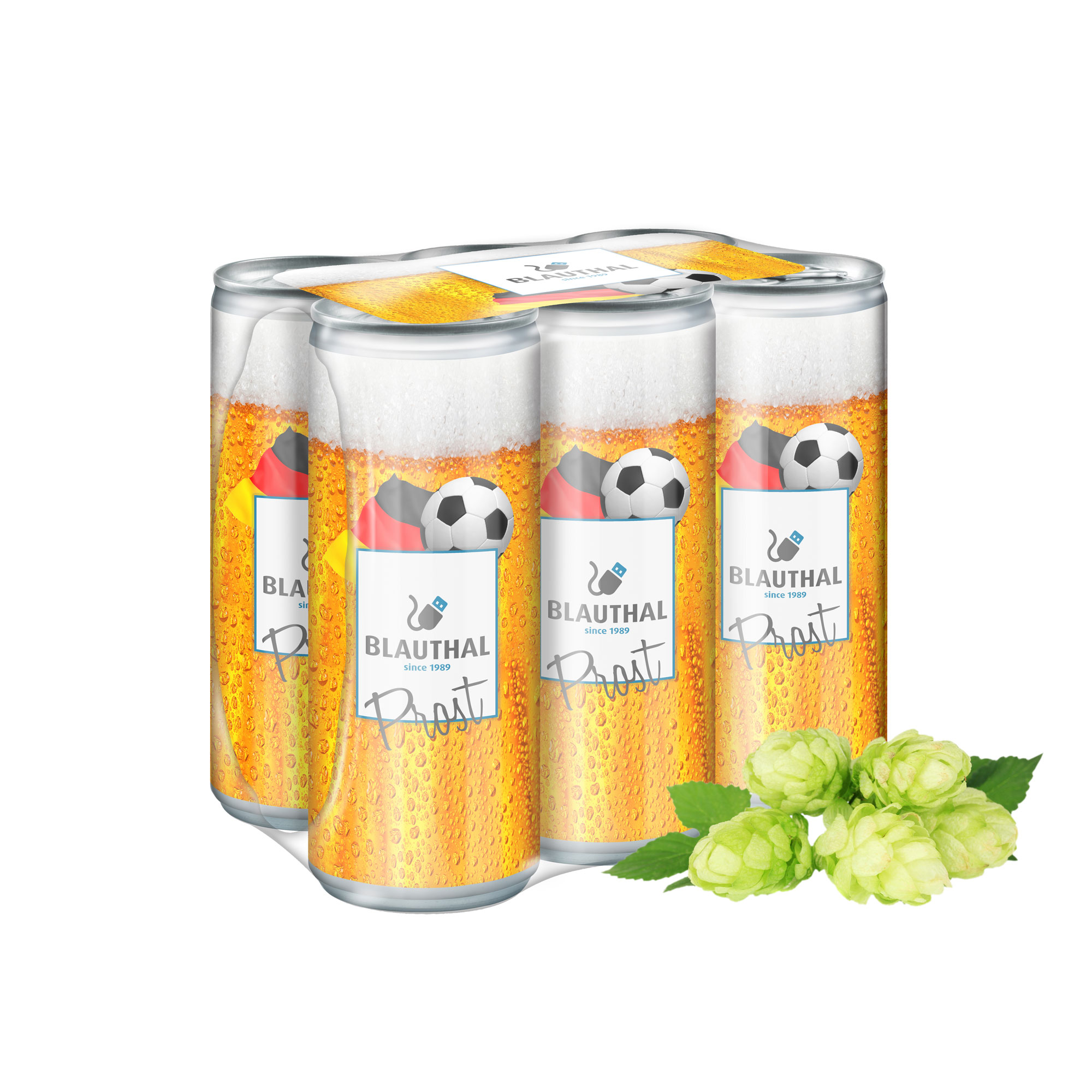 250 ml Bier - Body Label - Sixpack (Exportware pfandfrei)