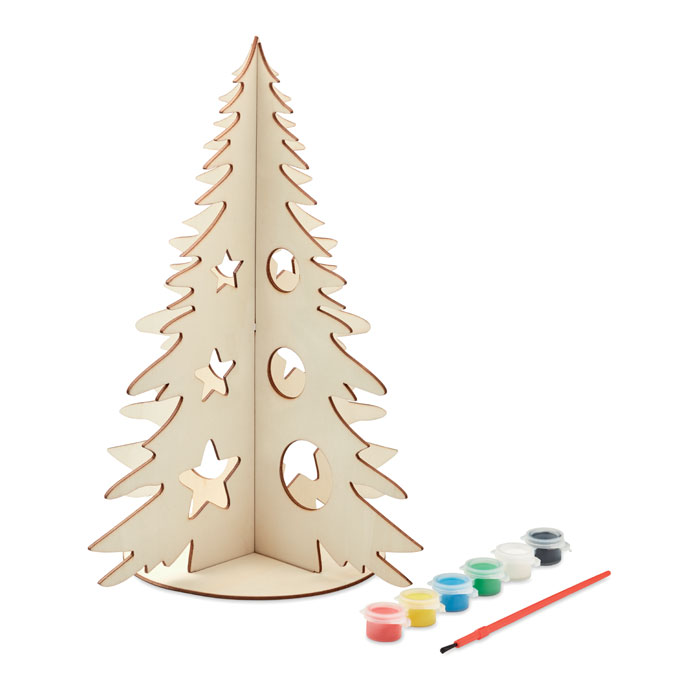 DIY Weihnachtsbaum aus Holz Tree and paint