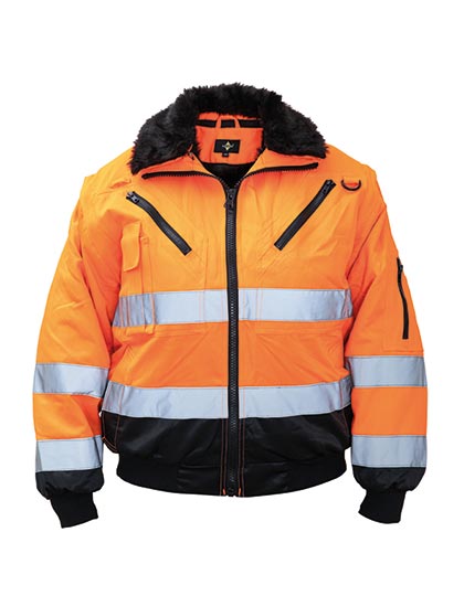 Korntex Robust 4-in-1 Hi-Vis Pilot Jacket Oslo Korntex Robust 4-in-1 Hi-Vis Pilot Jacket Oslo