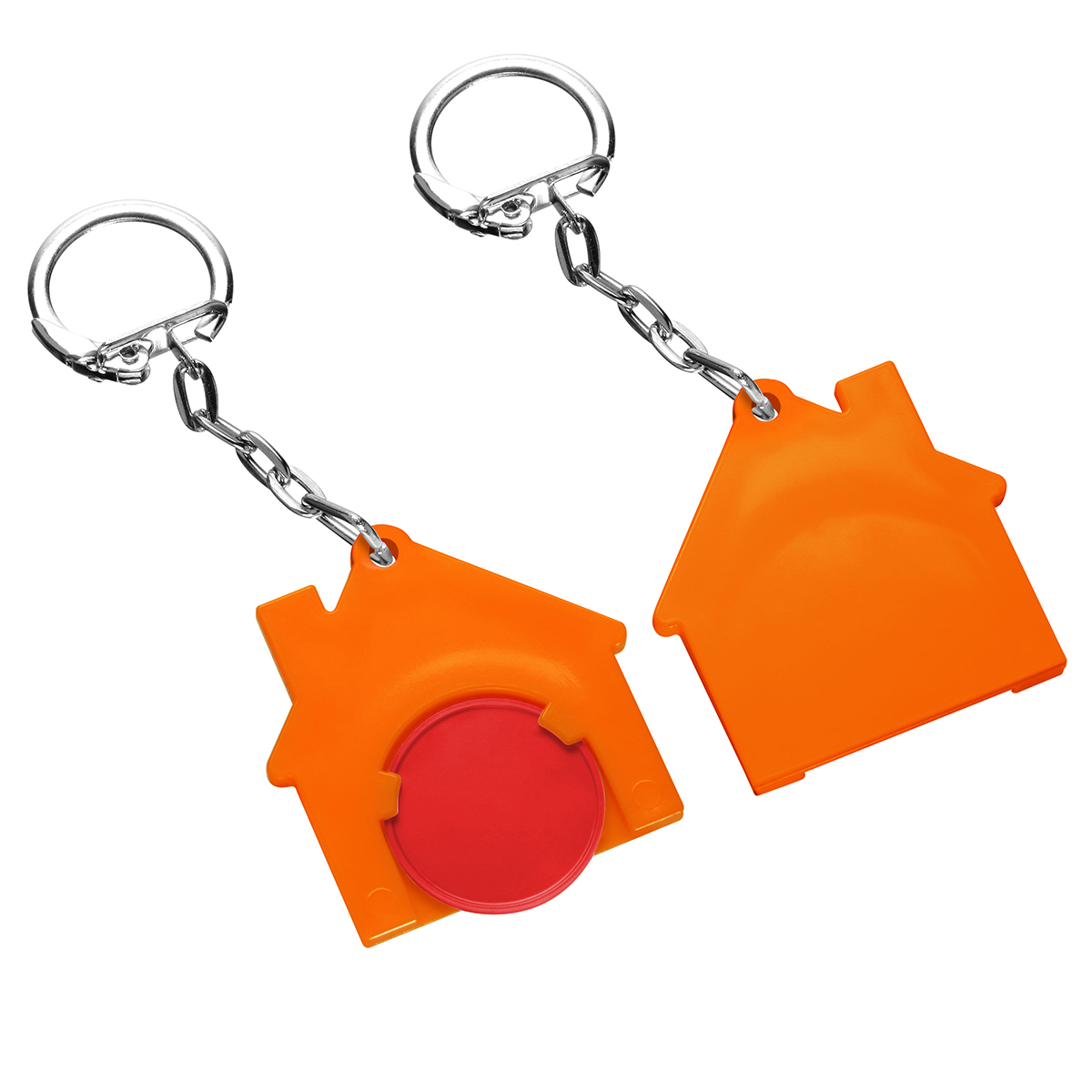 Chiphalter mit 1€-Chip Haus Chiphalter mit 1€-Chip Haus