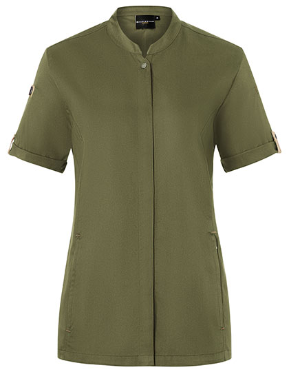 Karlowsky Damenkochjacke Green-Generation Kurzarm
