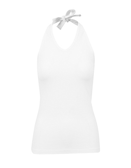 Build Your Brand Ladies´ Neckholder Shirt Build Your Brand Ladies´ Neckholder Shirt