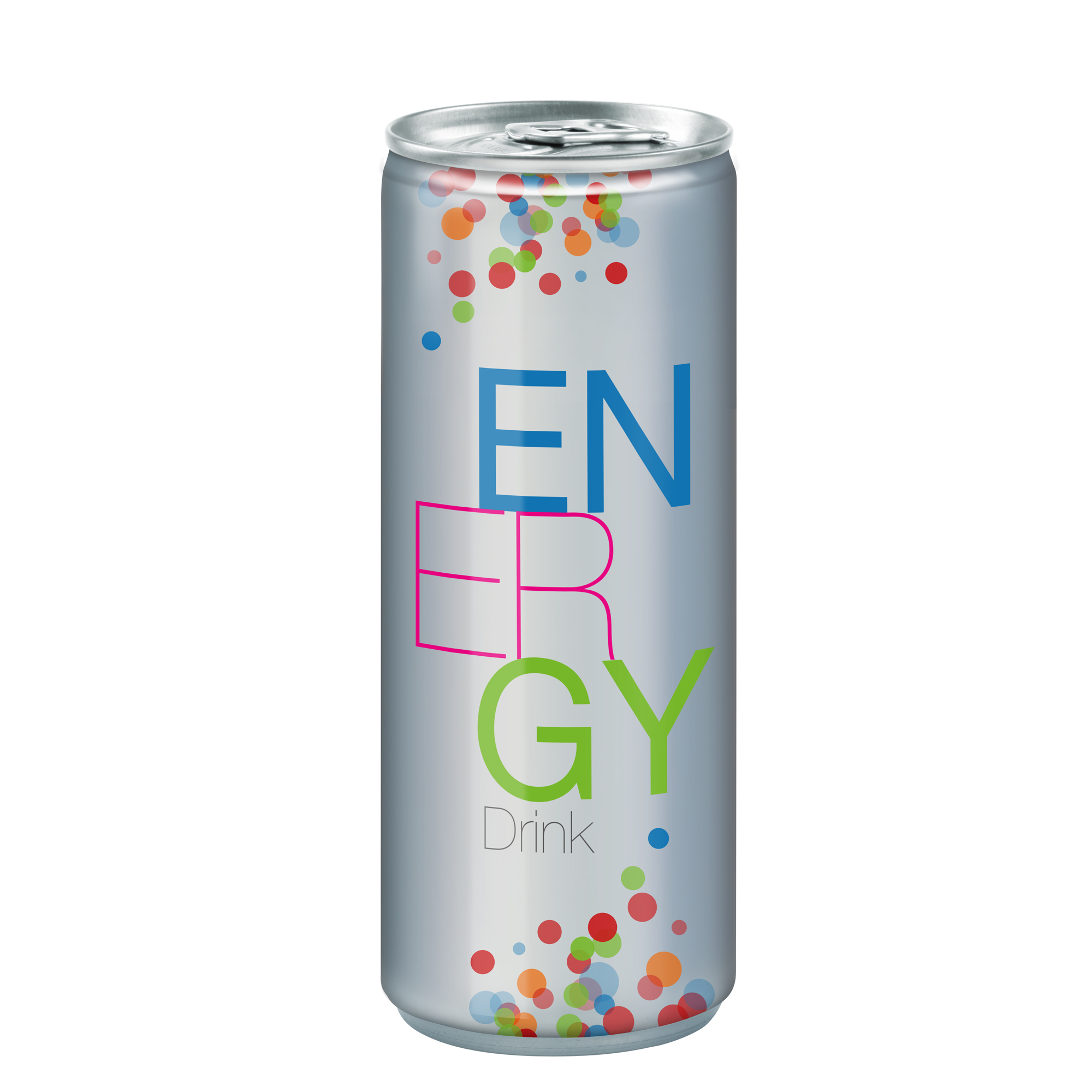 250 ml Energy Drink - Fullbody transp. (Exportware pfandfrei)