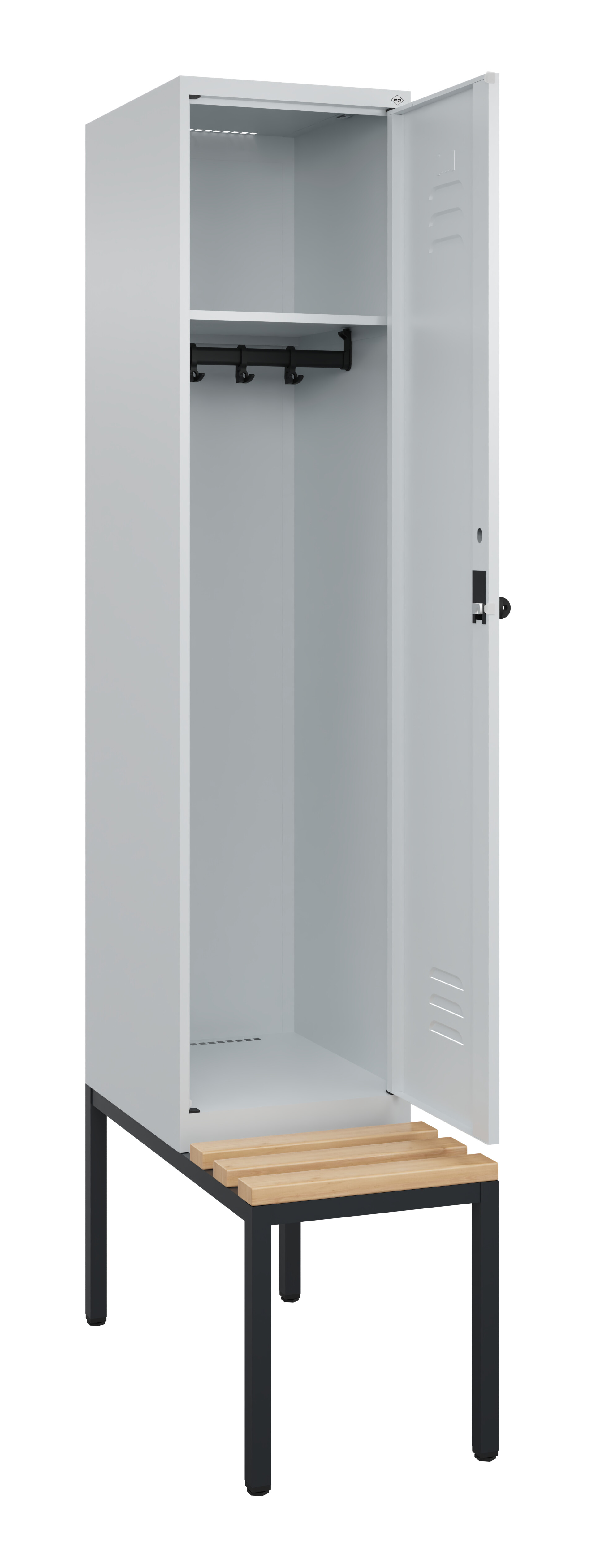 Spind Classic Plus, Bank, 1 Abteil, 2120x400x815mm